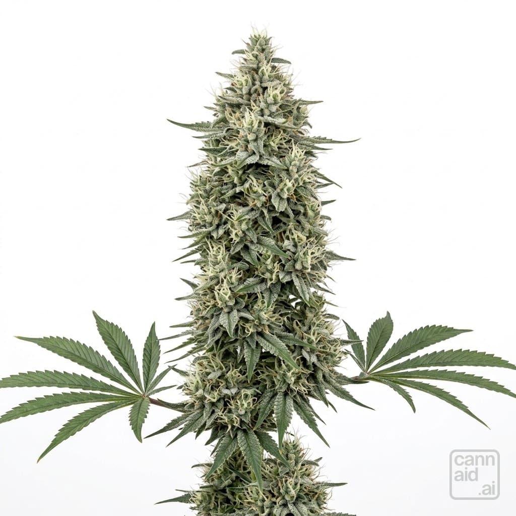 Illustration of a cannabis flower