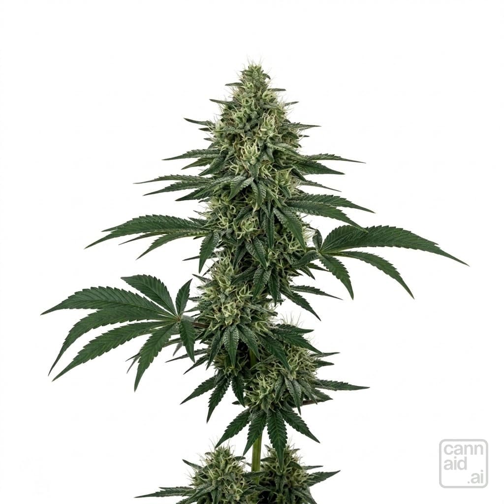 Illustration of a cannabis flower