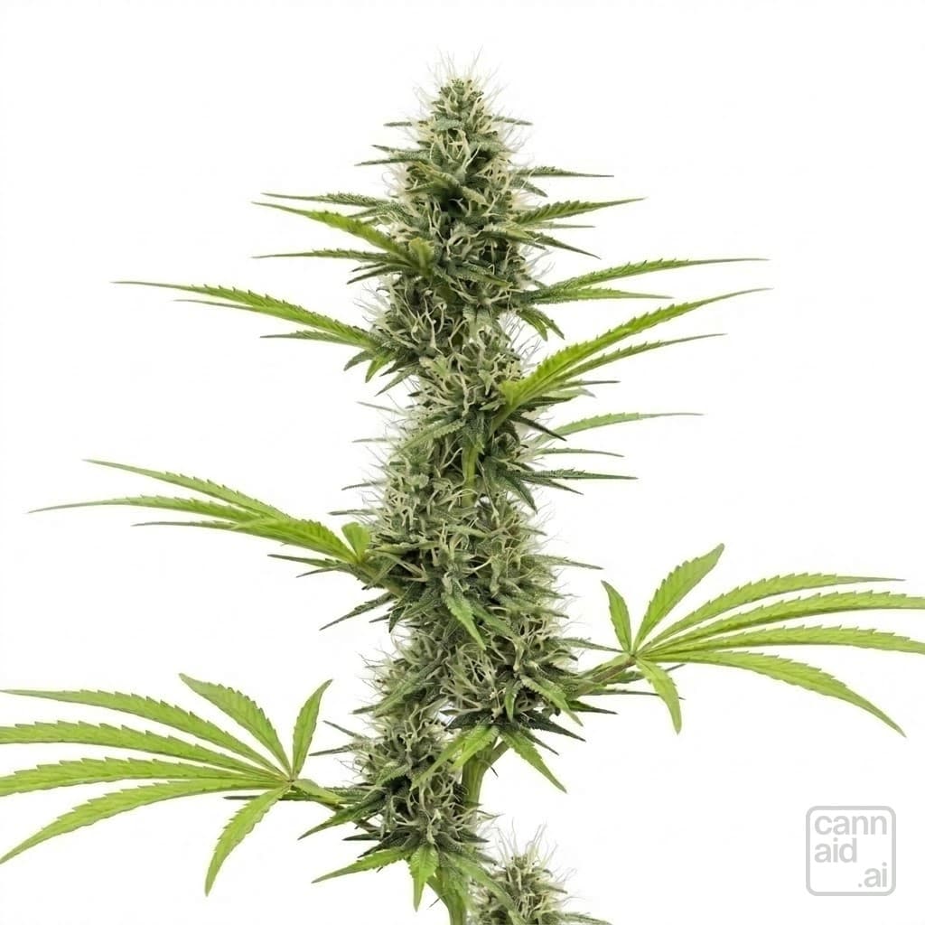 Illustration of a cannabis flower