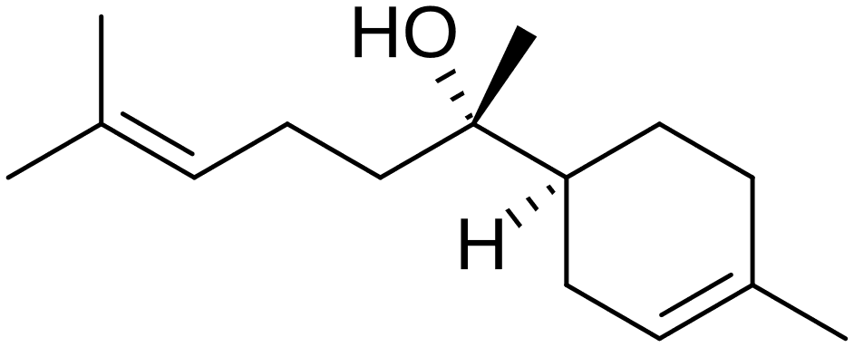 Skeletal formula of Bisabolol