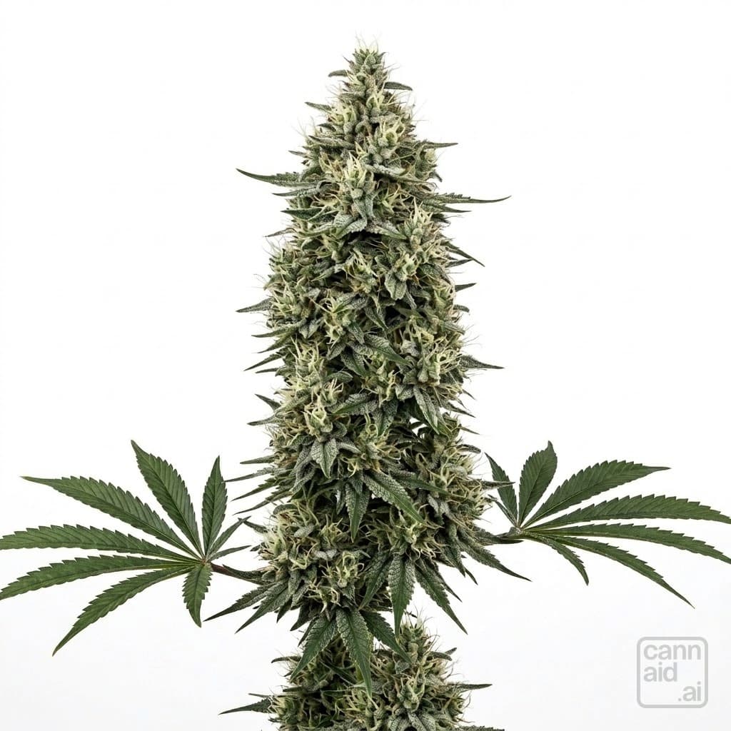 Illustration of a cannabis flower