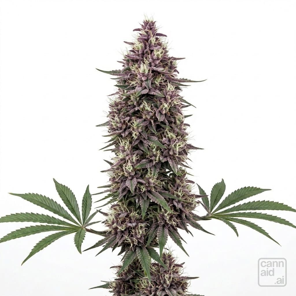 Illustration of a cannabis flower
