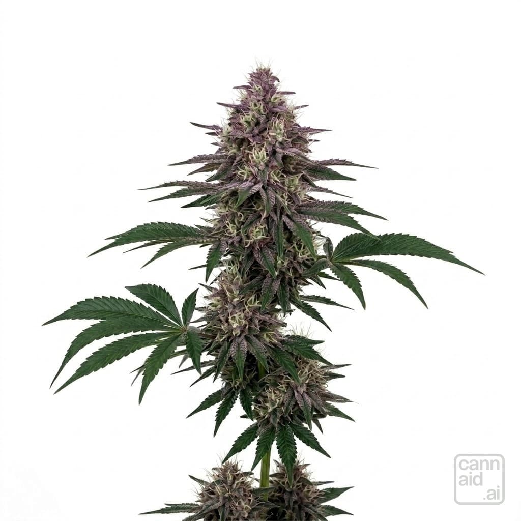Illustration of a cannabis flower