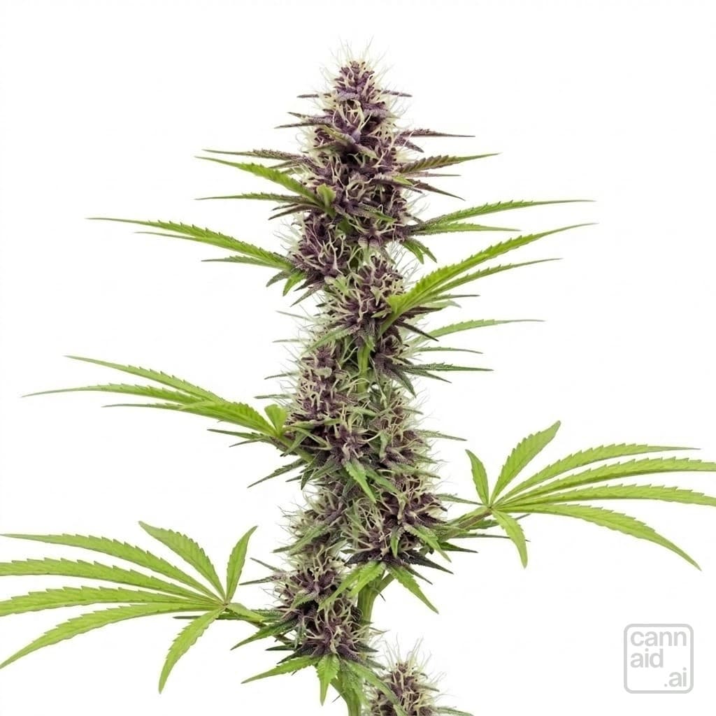 Illustration of a cannabis flower